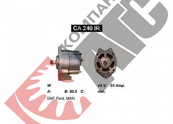 Генератор CA240IR для Daf